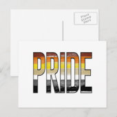 Beer Pride Woord Briefkaart (Voorkant / Achterkant)