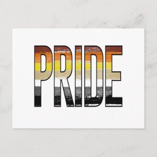 Beer Pride Woord Briefkaart