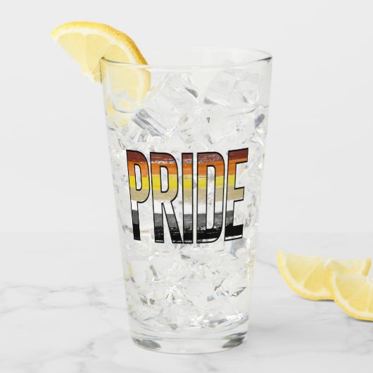 Beer Pride Woord Glas (Voorkant ijs)