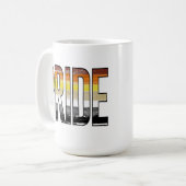 Beer Pride Woord Koffiemok (Voorkant links)