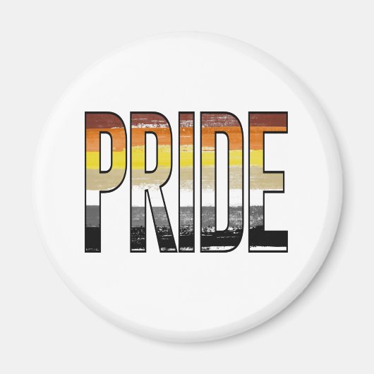 Beer Pride Woord Magneet (Voorkant)