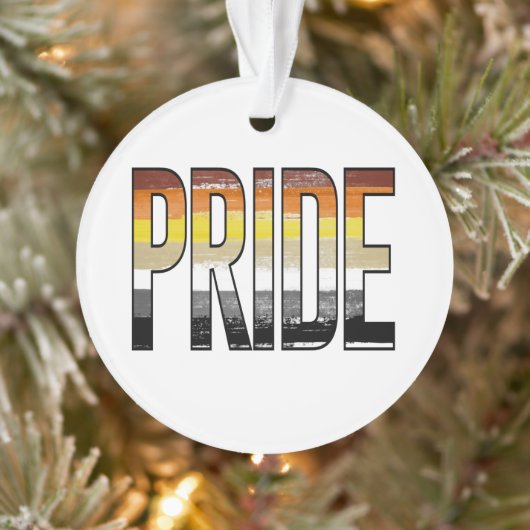 Beer Pride Woord Ornament (Boom)