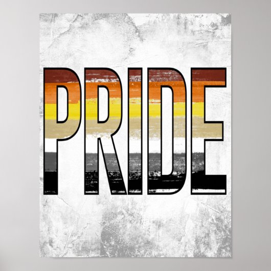 Beer Pride Woord Poster (Voorkant)