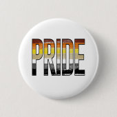 Beer Pride Woord Ronde Button 5,7 Cm (Voorkant)