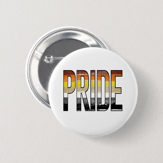 Beer Pride Woord Ronde Button 5,7 Cm (Voorkant /achterkant)
