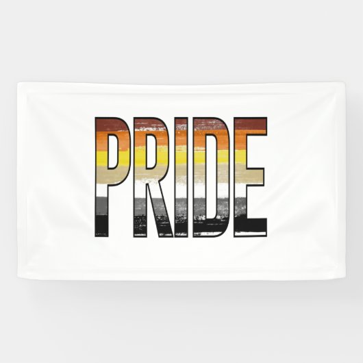 Beer Pride Woord Spandoek (Horizontaal)