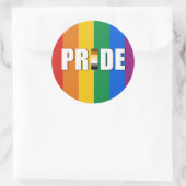 BEER PRIDE WORD FLAG RONDE STICKER (Tas)