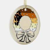 Beer Pride Wreath Keramisch Ornament (Rechts)