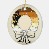Beer Pride Wreath Keramisch Ornament (Links)