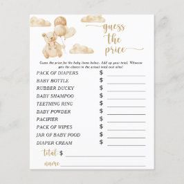 Beer prijs raad Baby shower spel