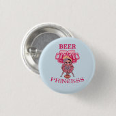 Beer Princess Ronde Button 3,2 Cm (Voorkant /achterkant)