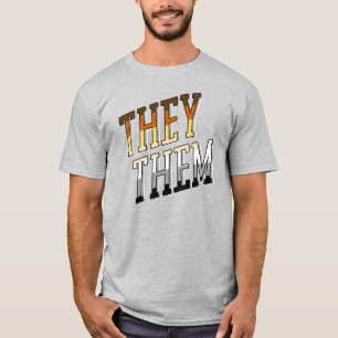 Beer Pronouns Zij/Hun T-shirt