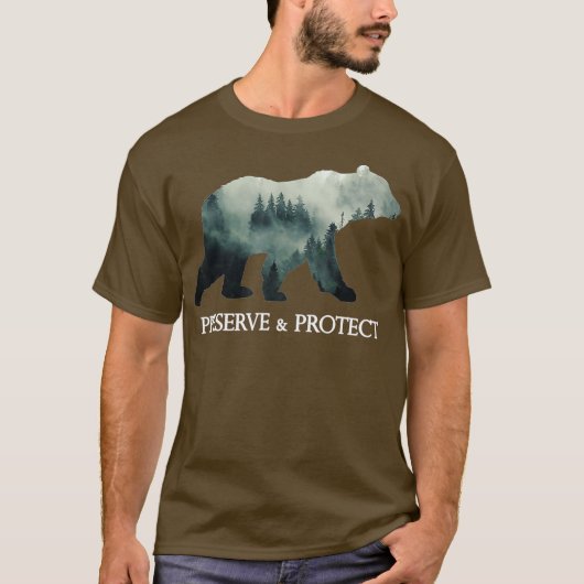 Beer Protect Preserve Klimaatverandering Gift T-shirt (Voorkant)