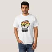 Beer Protest Vuist T-shirt (Voorkant volledig)