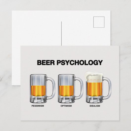 Beer Psychology Briefkaart (Voorkant / Achterkant)