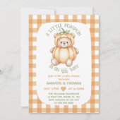 Beer Pumpkin Boho Baby shower Kaart (Voorkant)