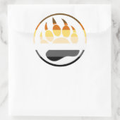 BEER PW/KLAW BEER PLAATS VLAG RONDE STICKER (Tas)