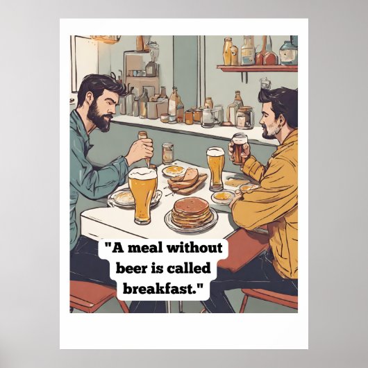 Beer Quote Poster (Voorkant)