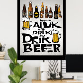 Beer Quote Poster (Thuiskantoor)