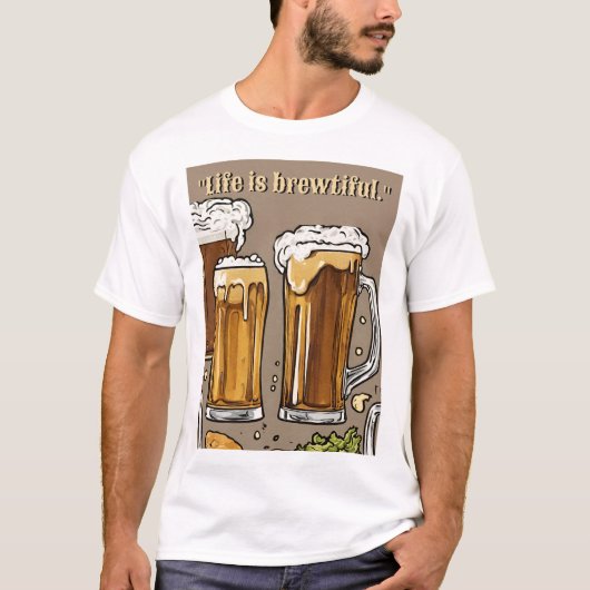 Beer Quote T-shirt (Voorkant)