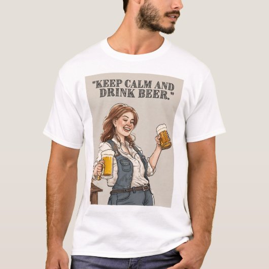 Beer Quote T-shirt (Voorkant)