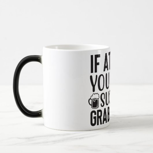 Beer Quotes Magische Mok (Links)