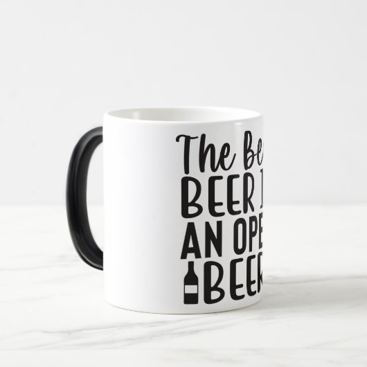 Beer Quotes Magische Mok (Voorkant links)