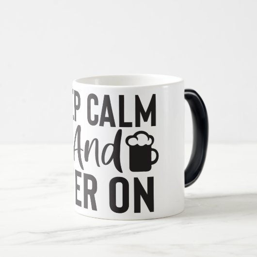 Beer Quotes Magische Mok (Voorkant rechts)