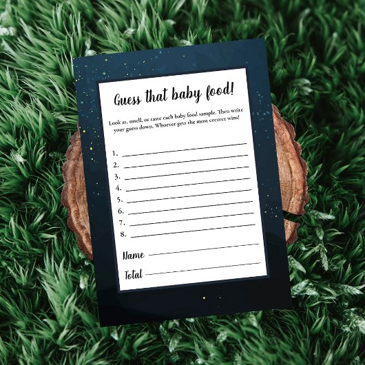 Beer raadt het Baby-Baby shower-spel Kaart