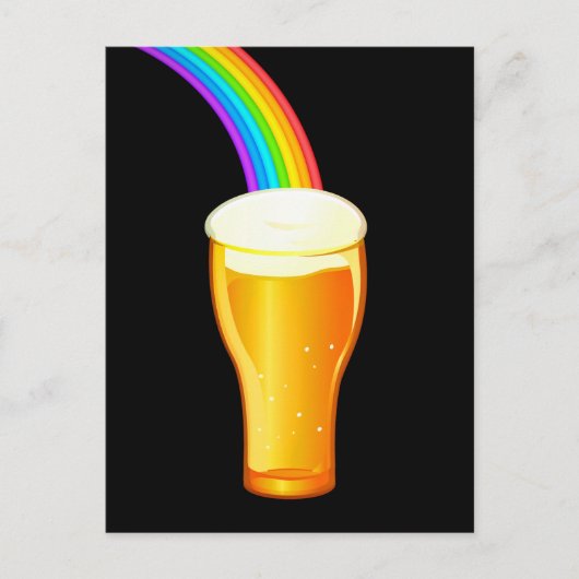 Beer Rainbow Briefkaart (Voorkant)
