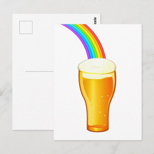Beer Rainbow Briefkaart (Voorkant / Achterkant)