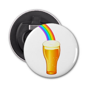 Beer Rainbow Button Flesopener