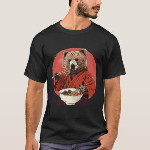 Beer Ramen Kimono Karate Japanese Noodles Beer Ram T-shirt