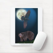 BEER & RAVEN Art Mousepad Muismat (Met muis)