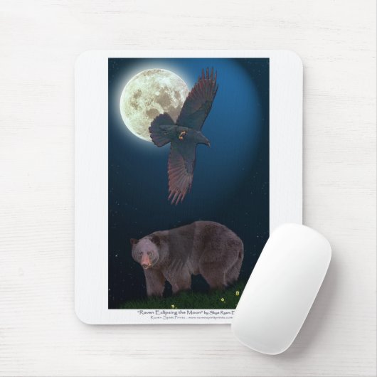 BEER & RAVEN Art Mousepad Muismat (Met muis)