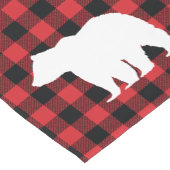 Beer Red Buffalo Check Pattern Table Runner Korte Tafelloper (Hoek)