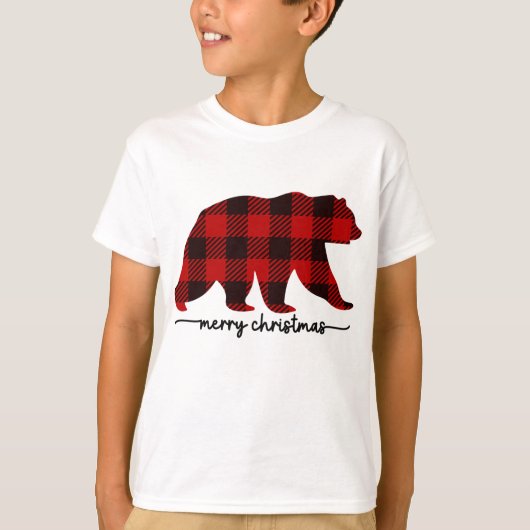 Beer Red Plaid T-shirt (Voorkant)