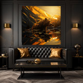 Beer reflectie canvas afdruk