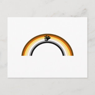 Beer Regenboog Briefkaart