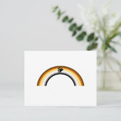 Beer Regenboog Briefkaart (Staand voorkant)