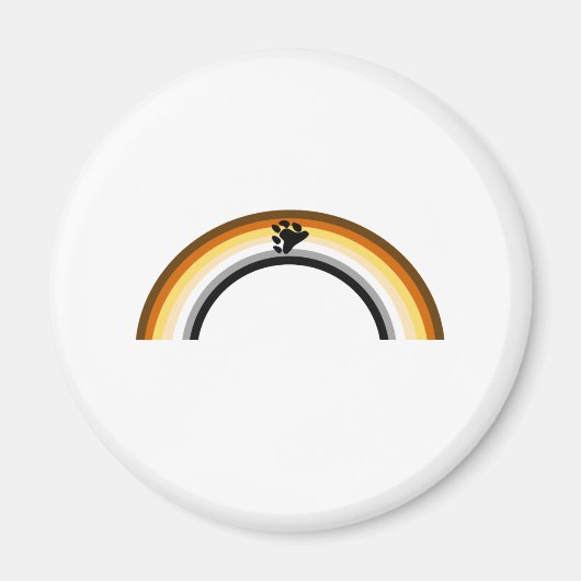 Beer Regenboog Magneet (Voorkant)