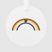 Beer Regenboog Ornament (achterkant)