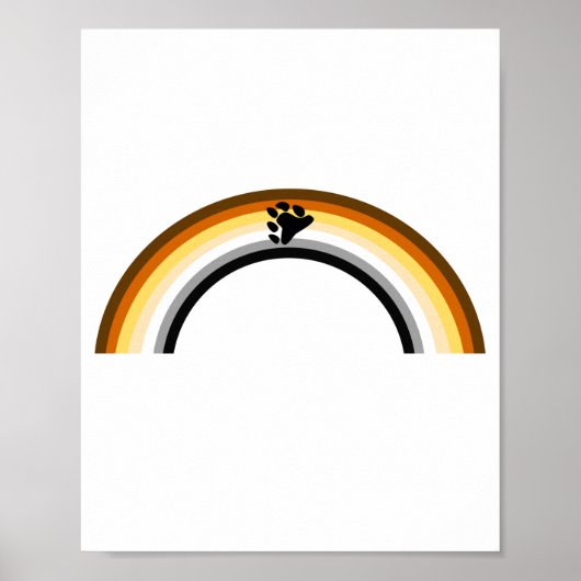 Beer Regenboog Poster (Voorkant)