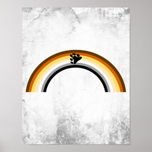Beer Regenboog Poster (Voorkant)