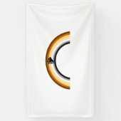 Beer Regenboog Spandoek (Verticaal)