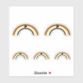Beer Regenboog Sticker (Vel)