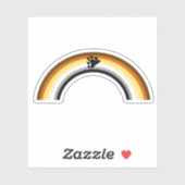 Beer Regenboog Sticker (Vel)