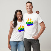 Beer Regenboogvlag T-shirt (Unisex)