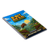 Beer, Retro 8-Bit Pixelkunst Notitieboek (Rechterzijde)