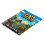 Beer, Retro 8-Bit Pixelkunst Notitieboek (Linkerzijde)